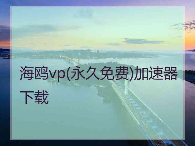 海鸥vp(永久免费)加速器下载
