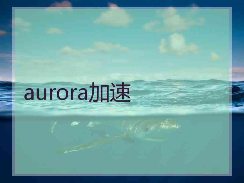 aurora加速