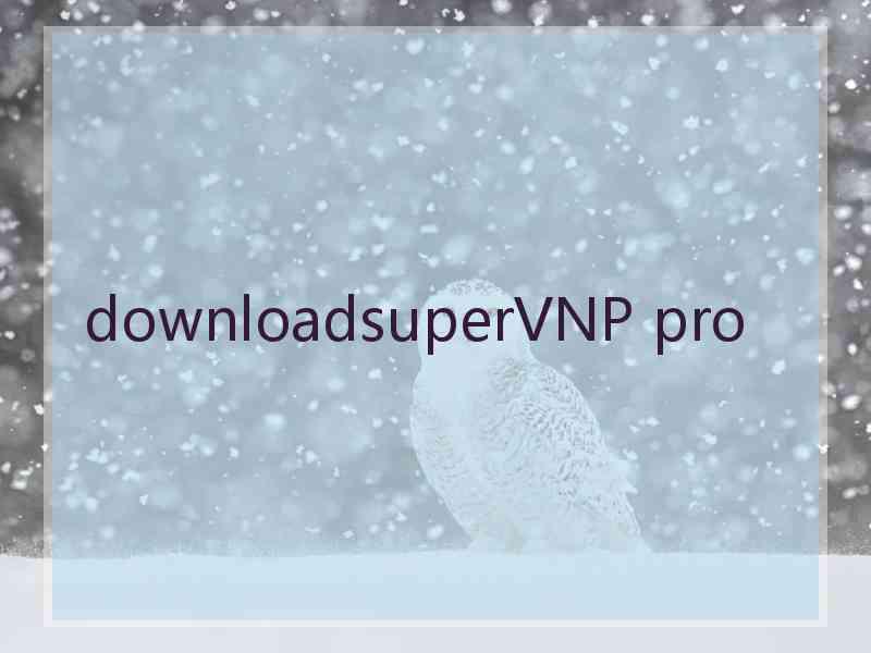downloadsuperVNP pro