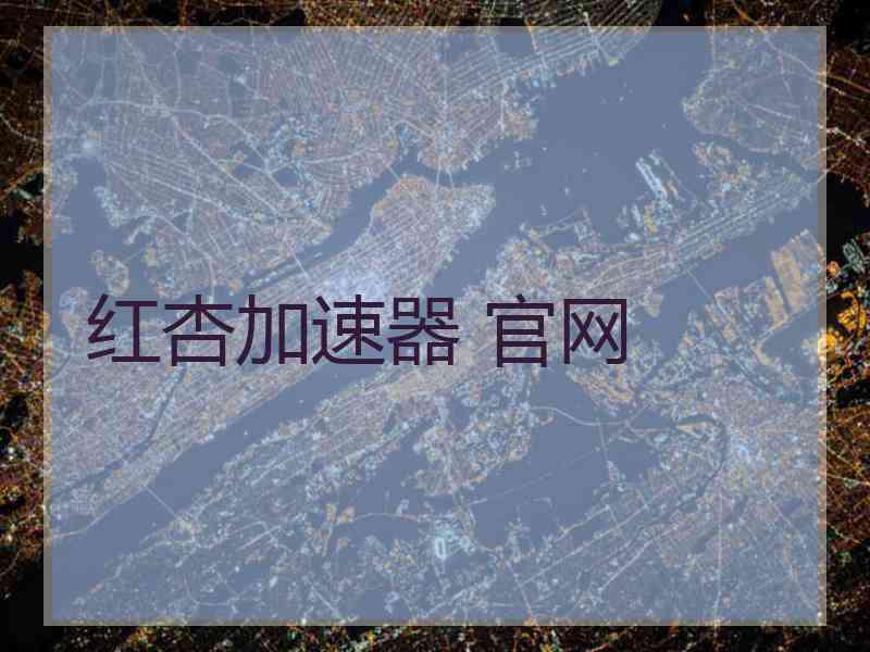 红杏加速器 官网
