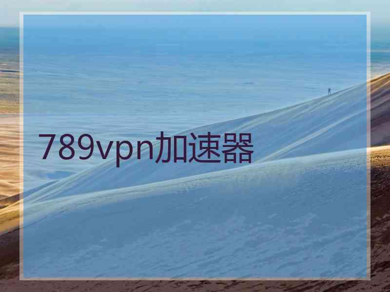 789vpn加速器