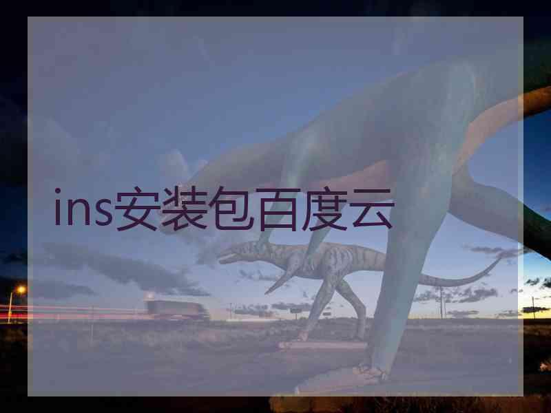 ins安装包百度云