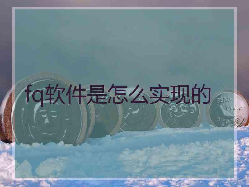 fq软件是怎么实现的