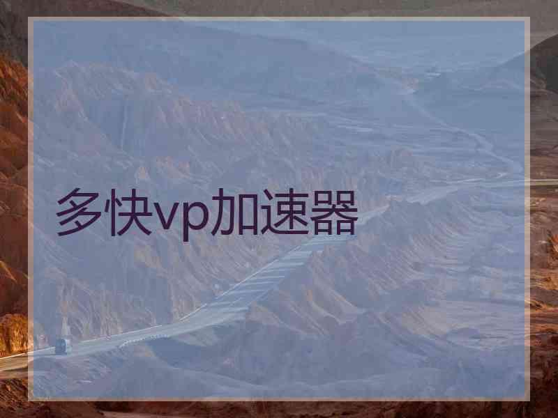 多快vp加速器