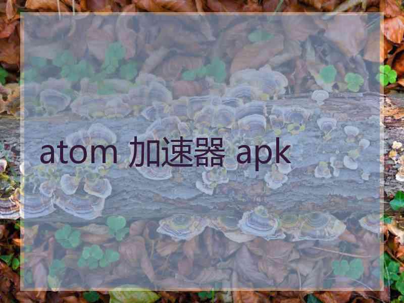 atom 加速器 apk