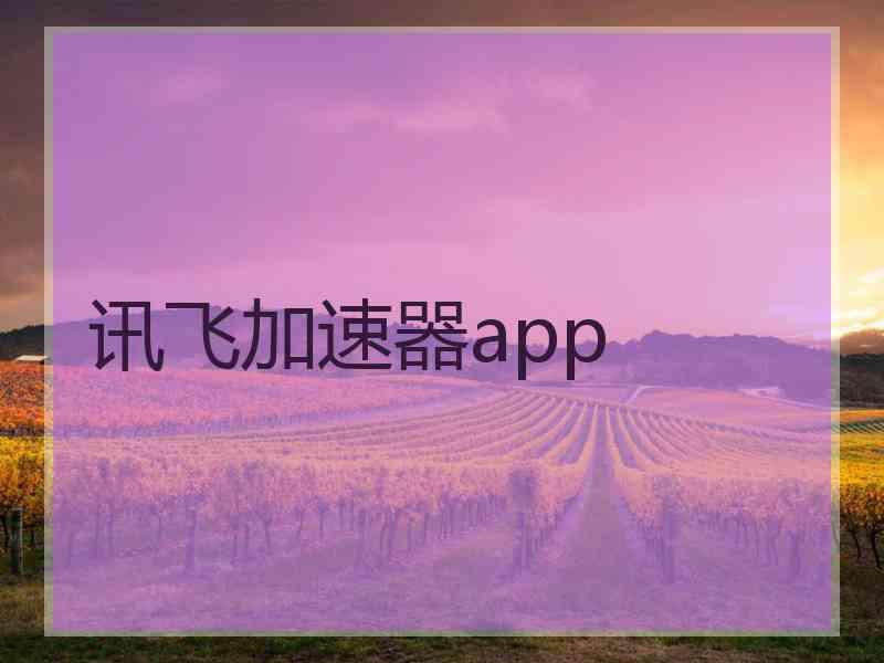 讯飞加速器app