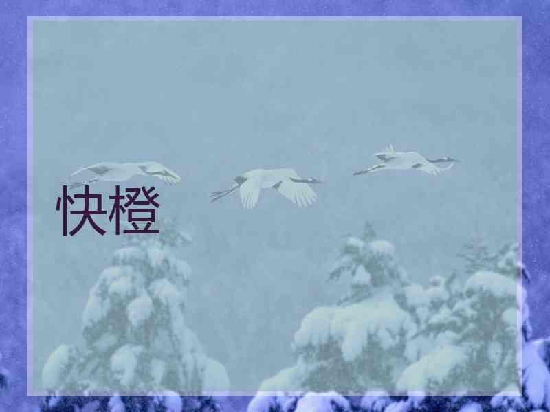 快橙