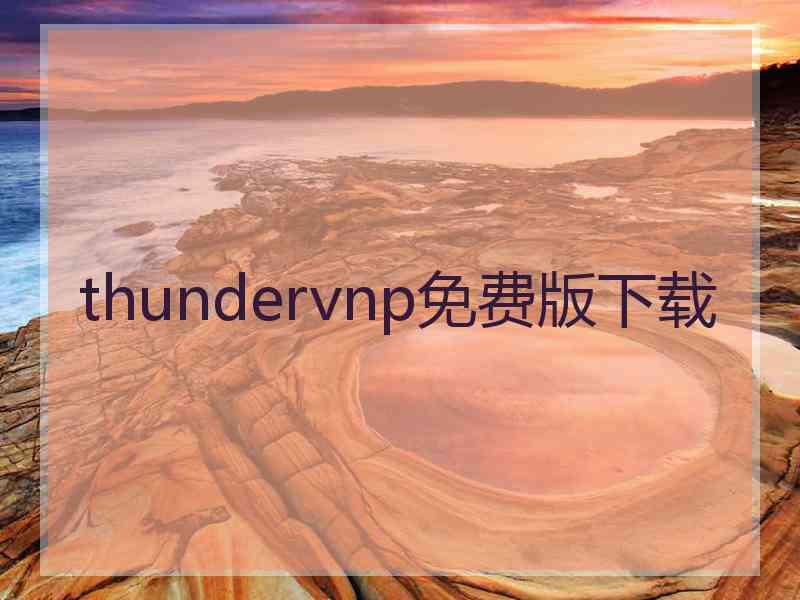 thundervnp免费版下载