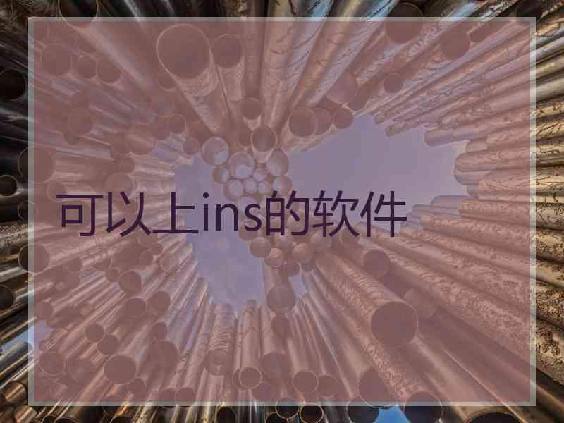 可以上ins的软件