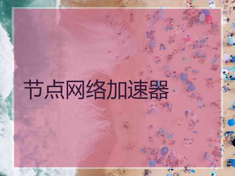 节点网络加速器
