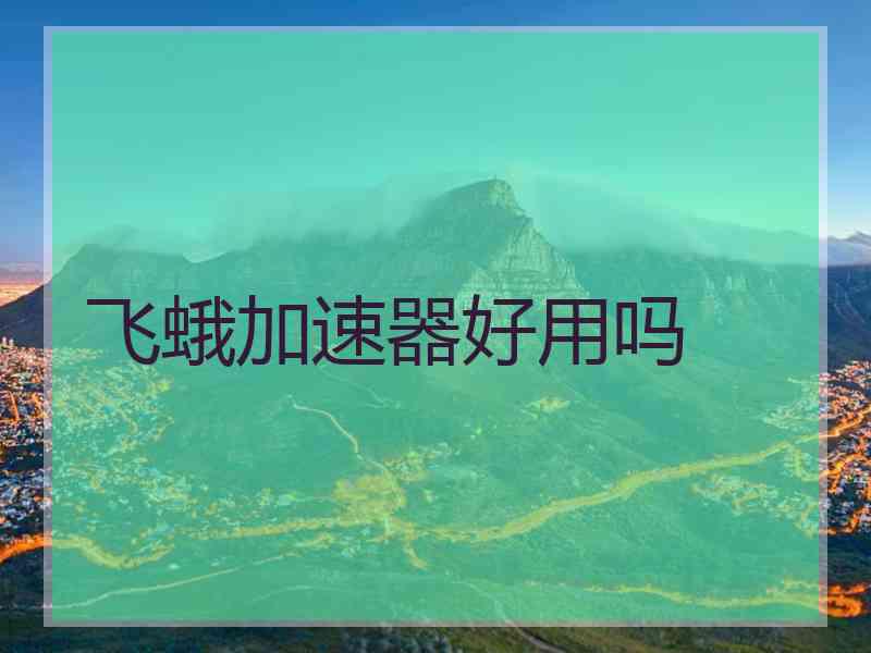 飞蛾加速器好用吗