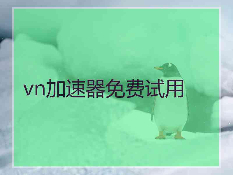 vn加速器免费试用