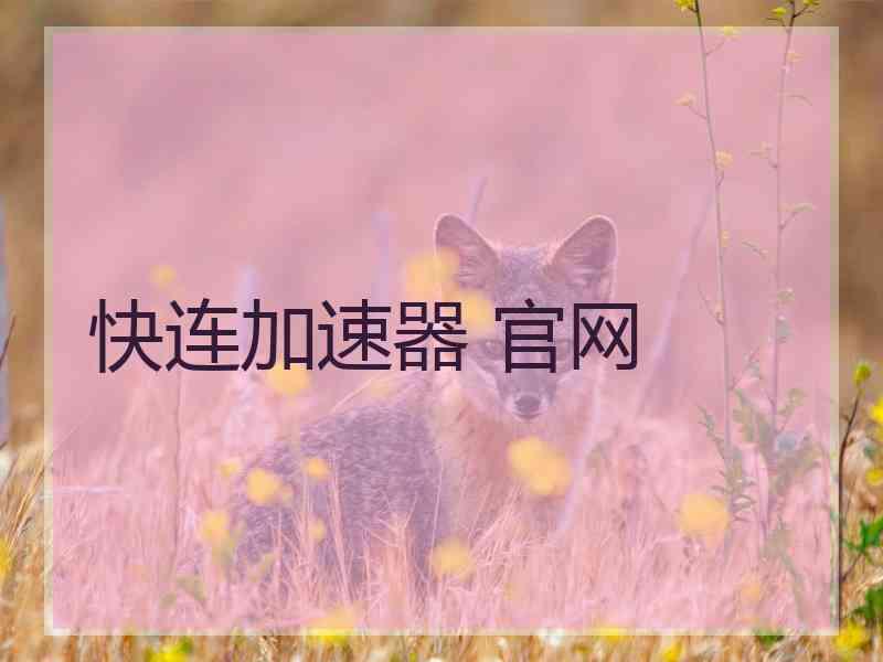 快连加速器 官网