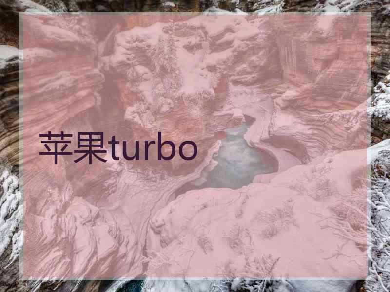 苹果turbo
