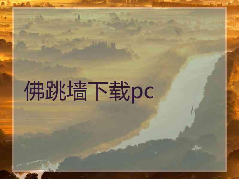 佛跳墙下载pc
