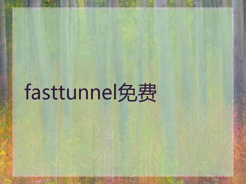 fasttunnel免费