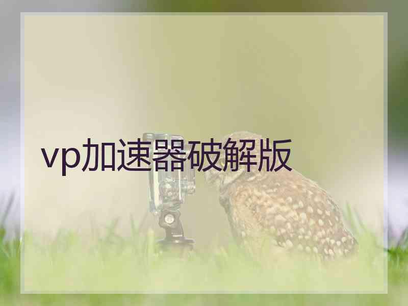 vp加速器破解版