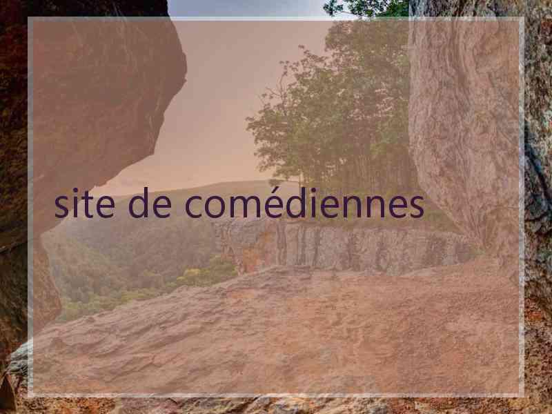 site de comédiennes