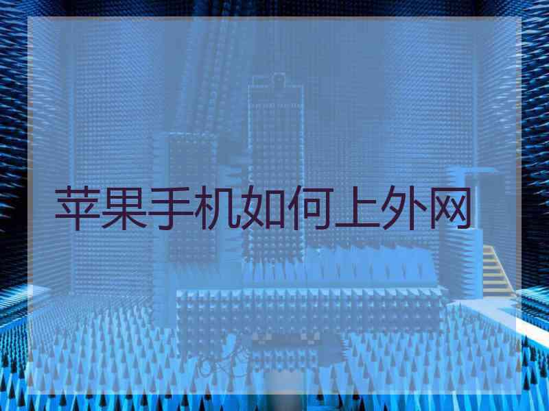 苹果手机如何上外网