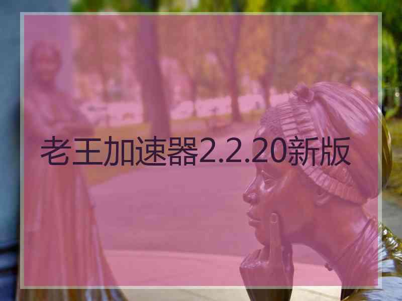 老王加速器2.2.20新版