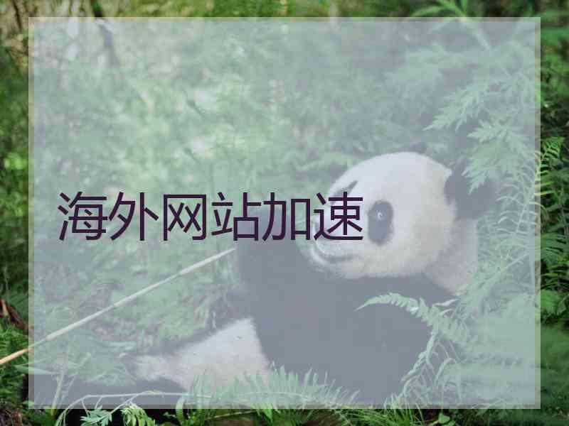 海外网站加速