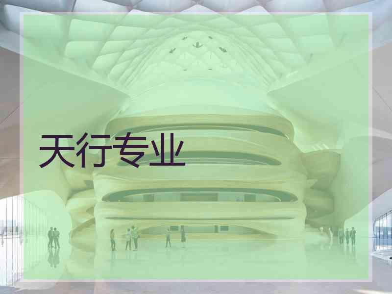 天行专业