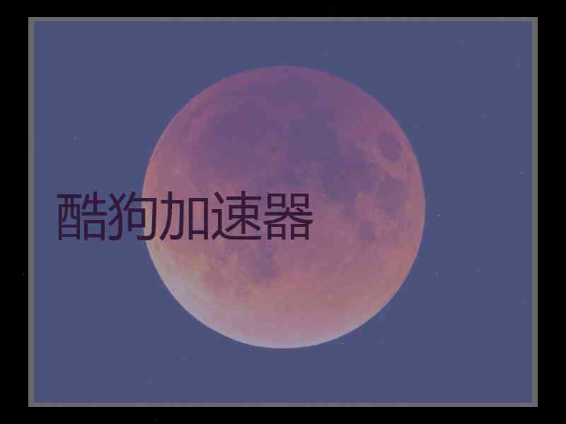 酷狗加速器