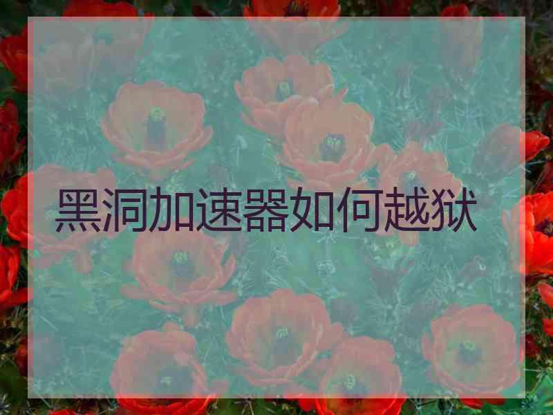 黑洞加速器如何越狱