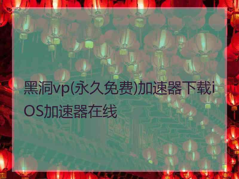 黑洞vp(永久免费)加速器下载iOS加速器在线