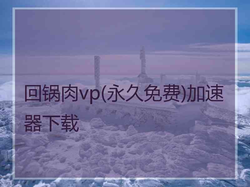 回锅肉vp(永久免费)加速器下载