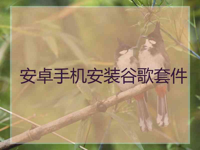 安卓手机安装谷歌套件