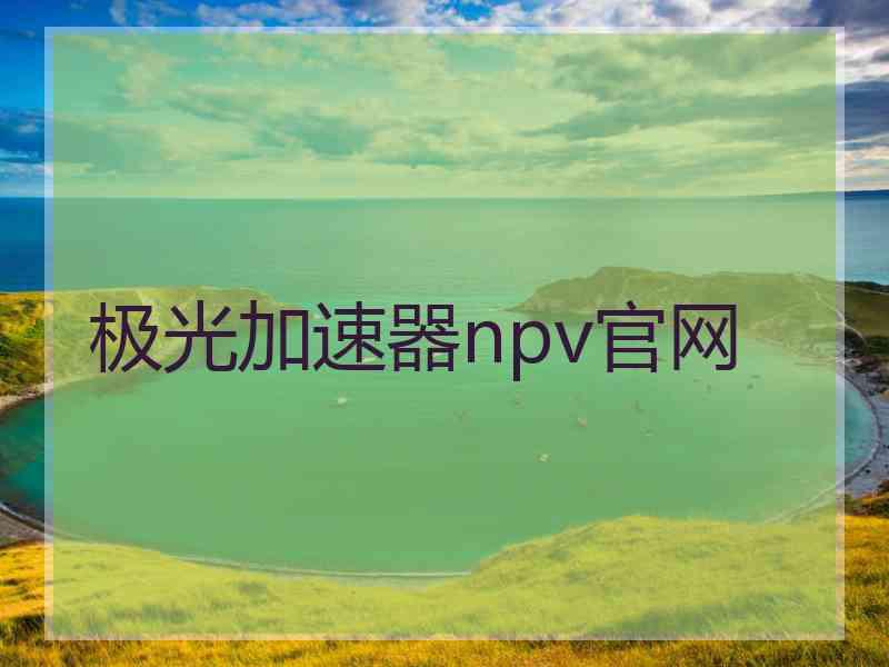 极光加速器npv官网