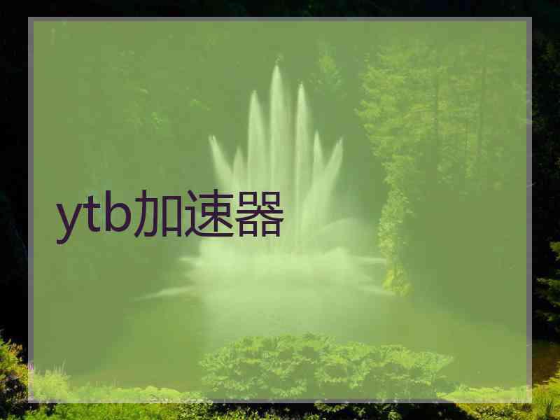 ytb加速器