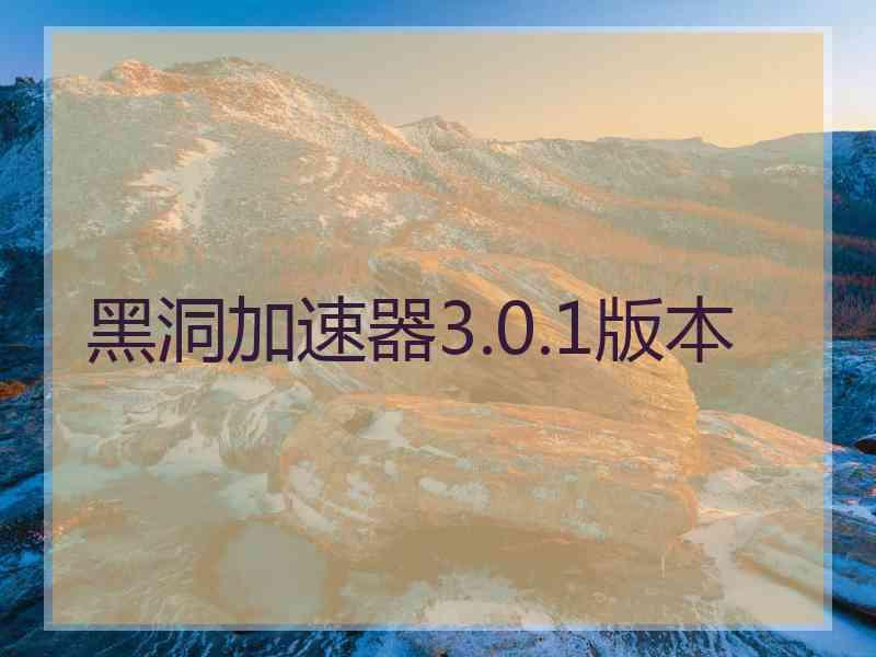 黑洞加速器3.0.1版本