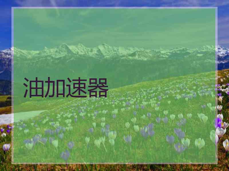 油加速器