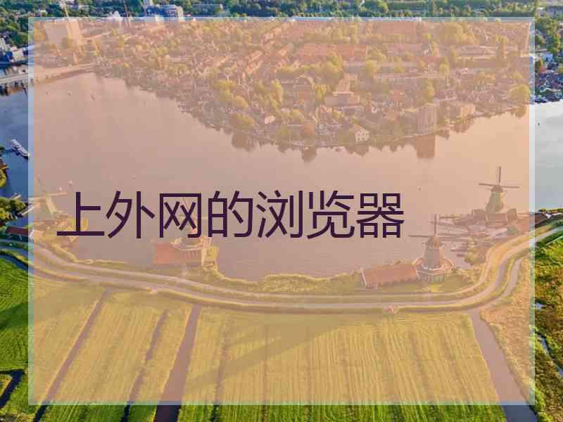 上外网的浏览器