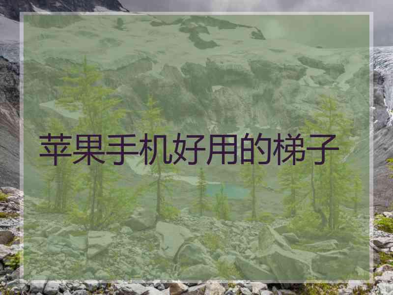 苹果手机好用的梯子