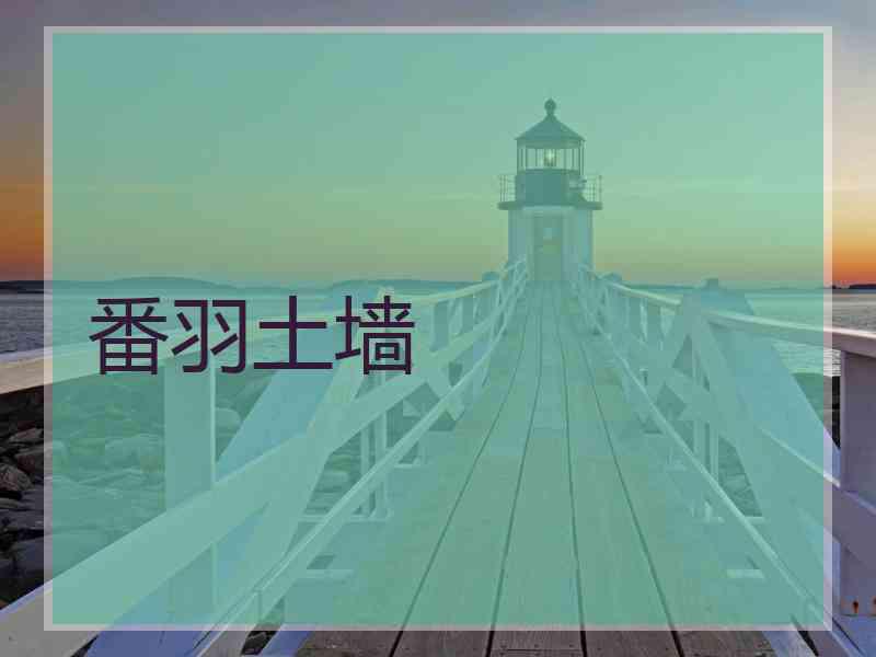 番羽土墙