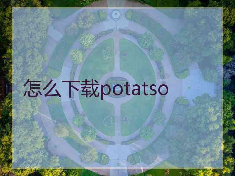 怎么下载potatso