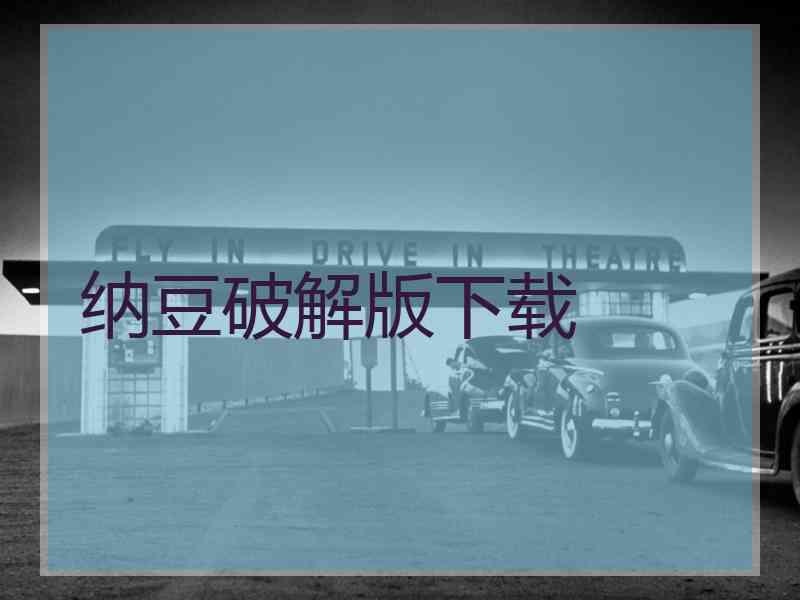 纳豆破解版下载