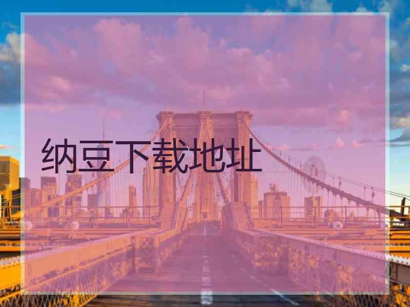 纳豆下载地址