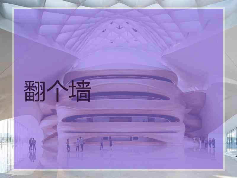 翻个墙