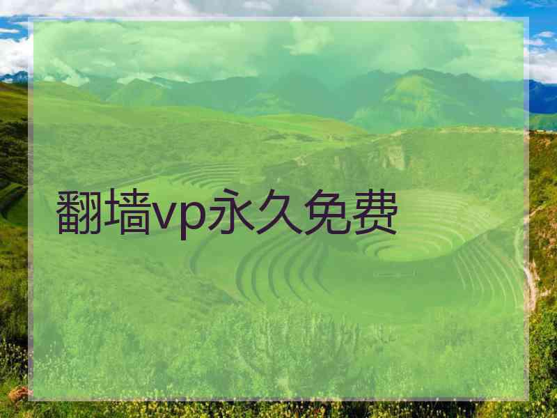 翻墙vp永久免费