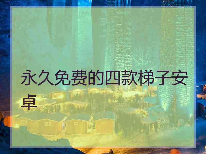 永久免费的四款梯子安卓
