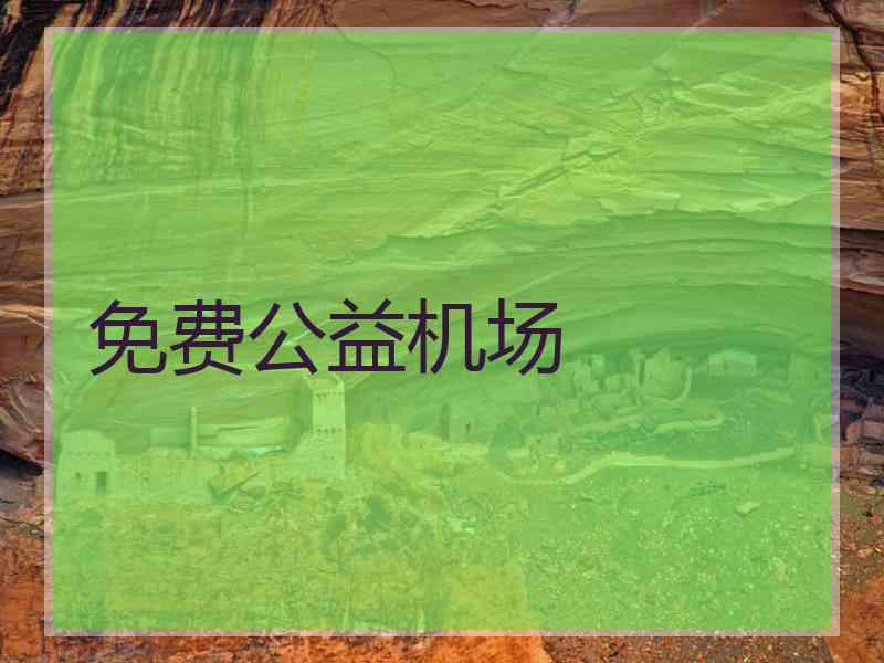 免费公益机场