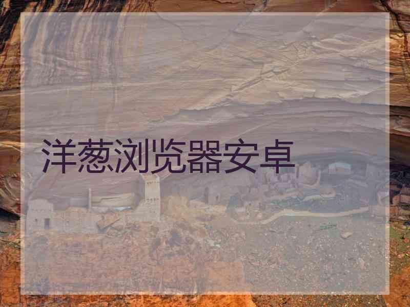 洋葱浏览器安卓