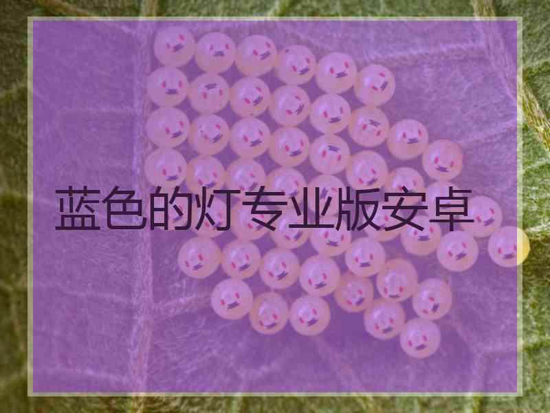 蓝色的灯专业版安卓