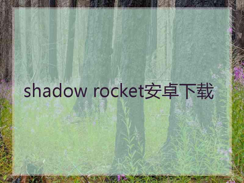 shadow rocket安卓下载