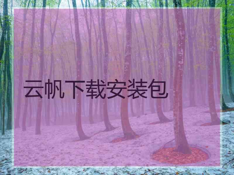 云帆下载安装包