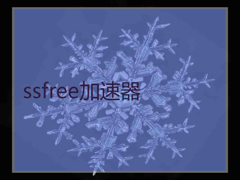 ssfree加速器